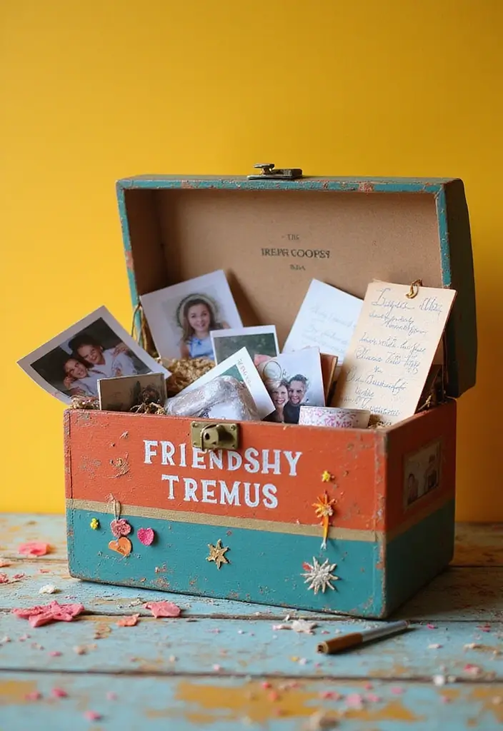29 Treasure Box Ideas That Keep Special Items Safe and Fun - 29. Friendship Treasure Box