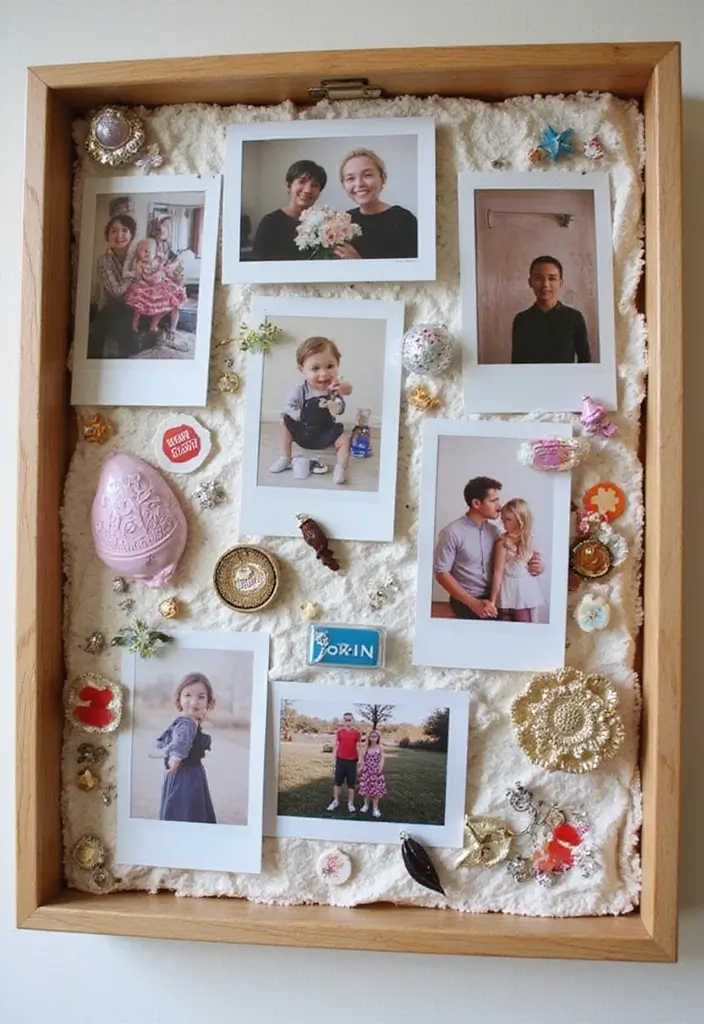 29 Treasure Box Ideas That Keep Special Items Safe and Fun - 5. Picture Frame Memory Box