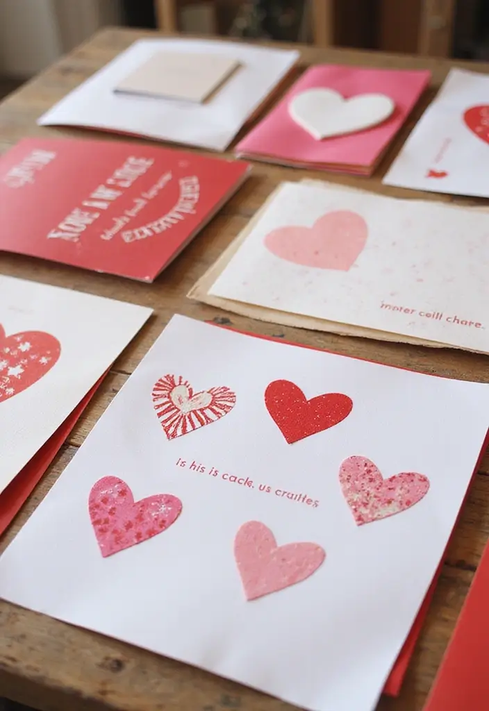 29 Valentines Craft Ideas That Make Gifts Extra Special - 25. Handmade Valentine Cards