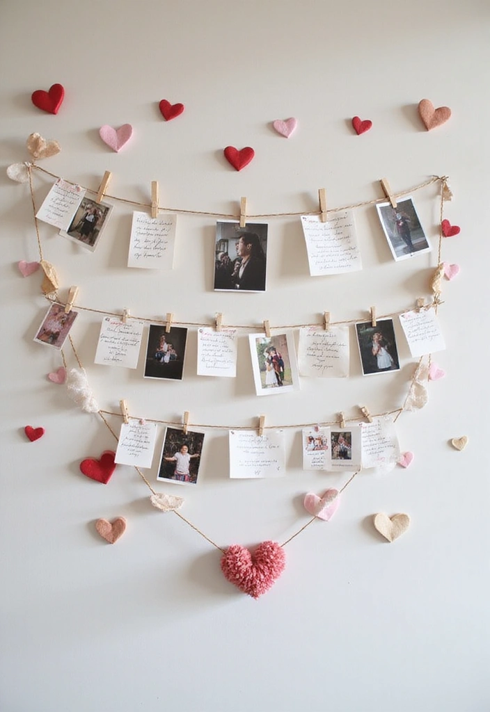 29 Valentines Craft Ideas That Make Gifts Extra Special - 28. Love Story Timeline