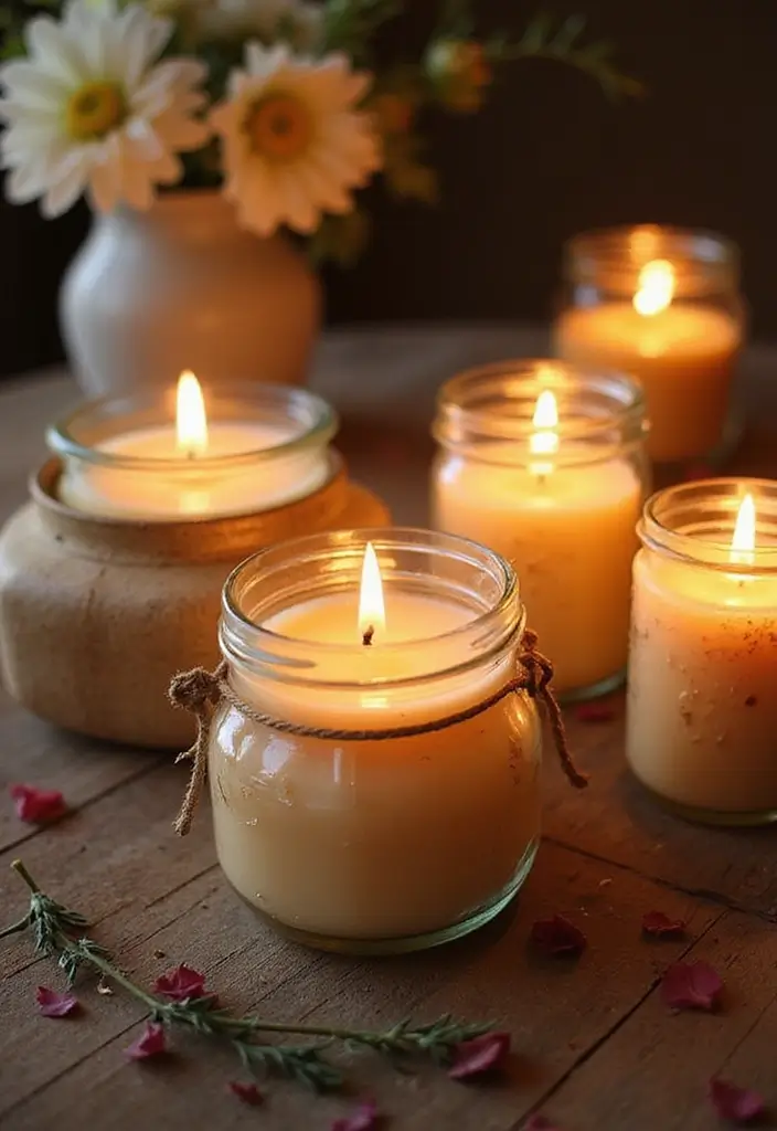 29 Valentines Craft Ideas That Make Gifts Extra Special - 5. Handmade Candles