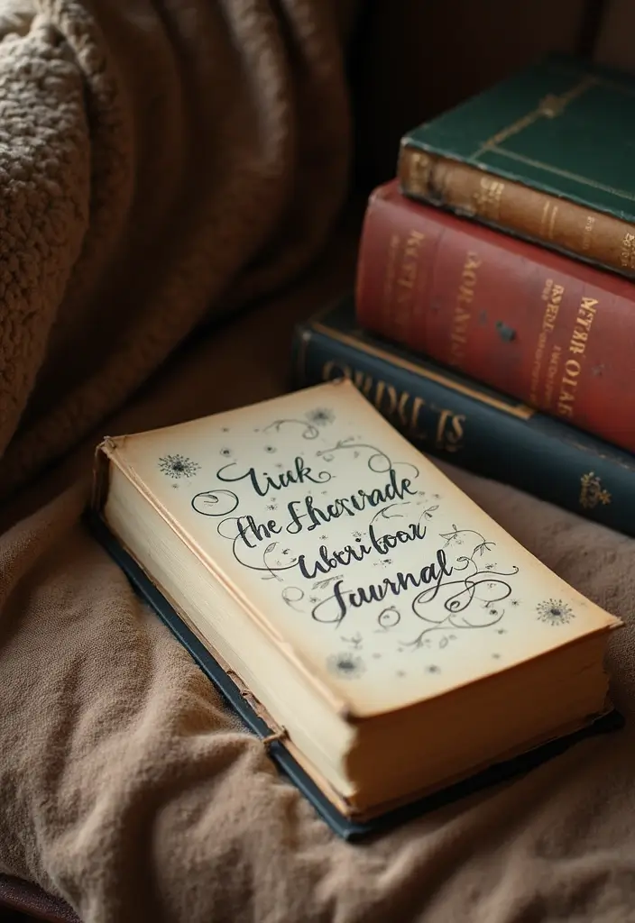 29 Vintage Journal Ideas Simple That Add Classic Style to Your Planning - 20. Audiobook Notes Journals