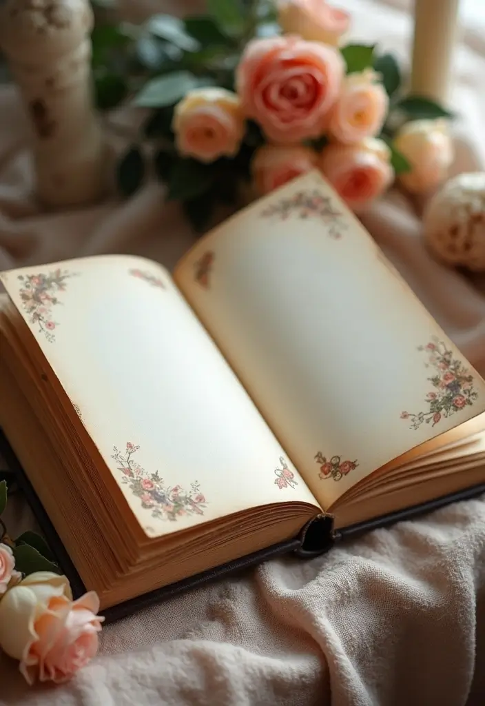 29 Vintage Journal Ideas Simple That Add Classic Style to Your Planning - 27. Vintage Wedding Albums as Journals