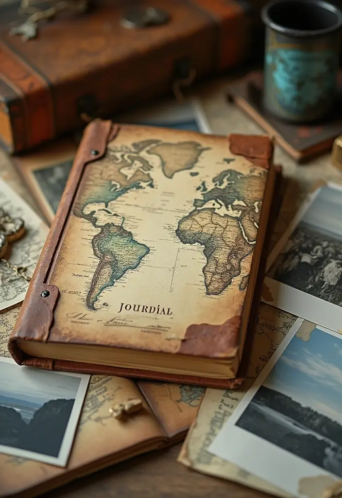 29 Vintage Journal Ideas Simple That Add Classic Style to Your Planning - 29. Vintage Travel Memoirs