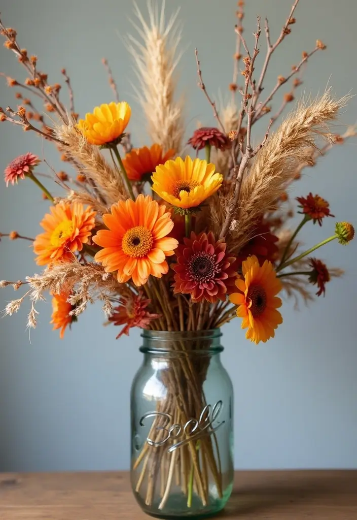 30+ Autumn Craft Ideas For Adults That Make Cozy Seasonal Decor 66 30+ Autumn Craft Ideas For Adults That Make Cozy Seasonal Decor - 12. Dried Flower Arrangements