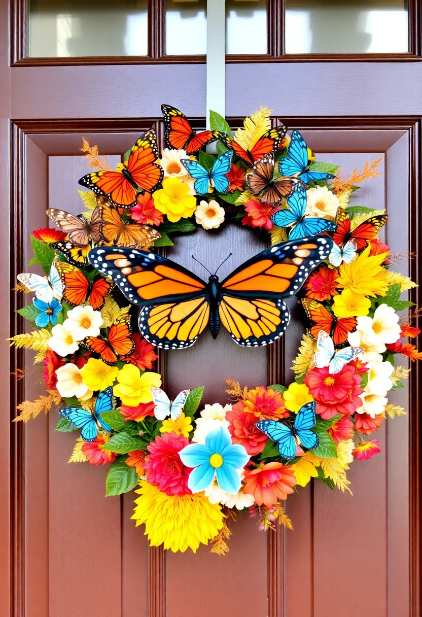 30+ Autumn Craft Ideas For Adults That Make Cozy Seasonal Decor 162 30+ Autumn Craft Ideas For Adults That Make Cozy Seasonal Decor - 28. Monarch Butterfly Wreath