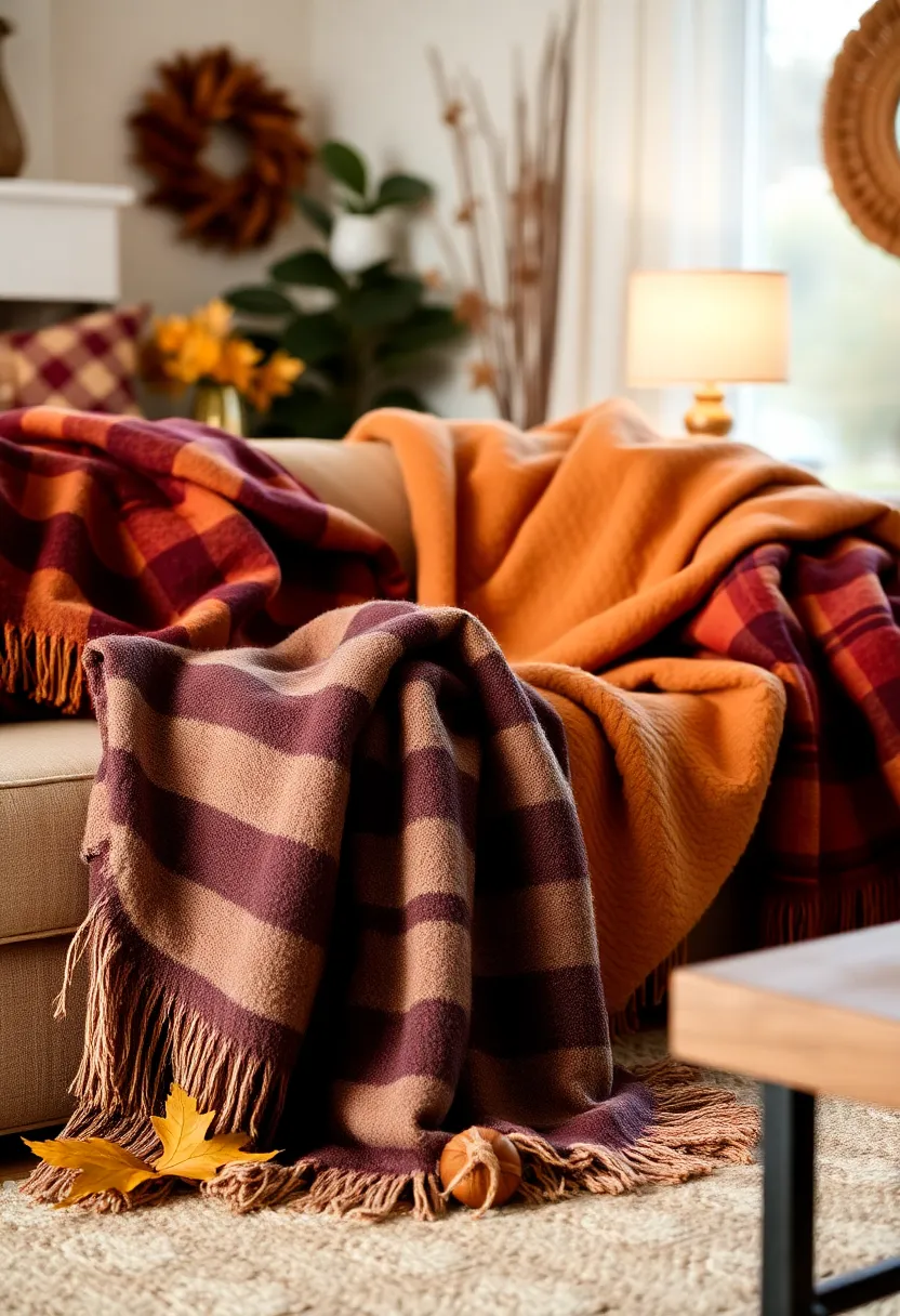 30+ Autumn Craft Ideas For Adults That Make Cozy Seasonal Decor 176 30+ Autumn Craft Ideas For Adults That Make Cozy Seasonal Decor - 30. Cozy Flannel Throws