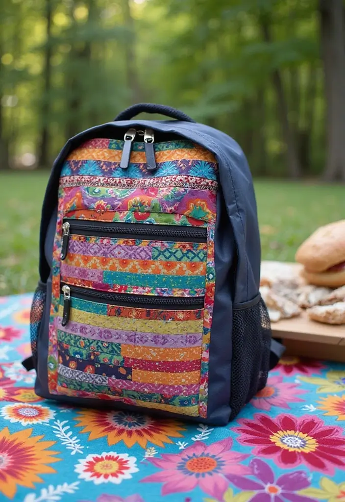 30+ Backpack Decoration Ideas That Make School Bags Cute and Unique - 11. Colorful Duct Tape Designs