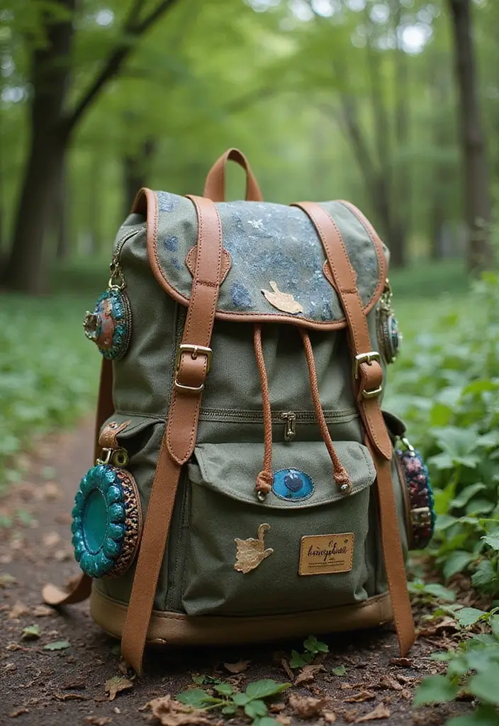 30+ Backpack Decoration Ideas That Make School Bags Cute and Unique - 18. Eco-Friendly Accessories