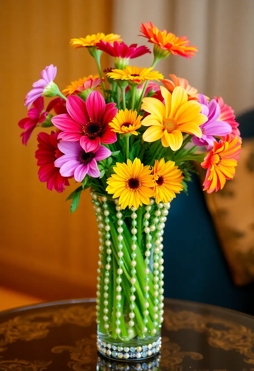 30+ Bead Craft Ideas That Turn Tiny Beads Into Stunning Art - 11. Beaded Vases