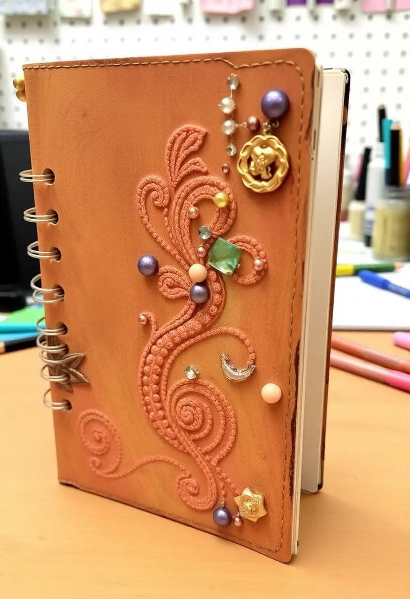30+ Bead Craft Ideas That Turn Tiny Beads Into Stunning Art - 25. Beaded Art Journals