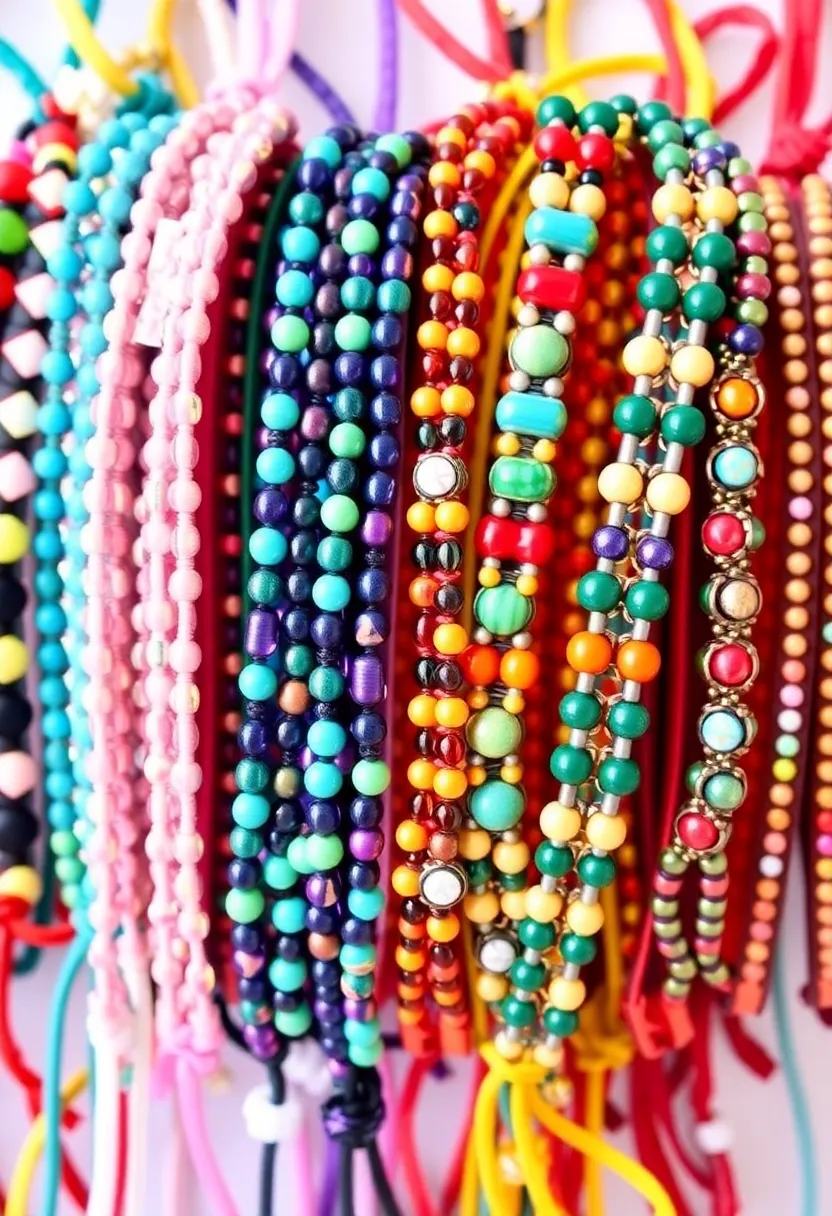 30+ Bead Craft Ideas That Turn Tiny Beads Into Stunning Art - 26. Beaded Friendship Bracelets