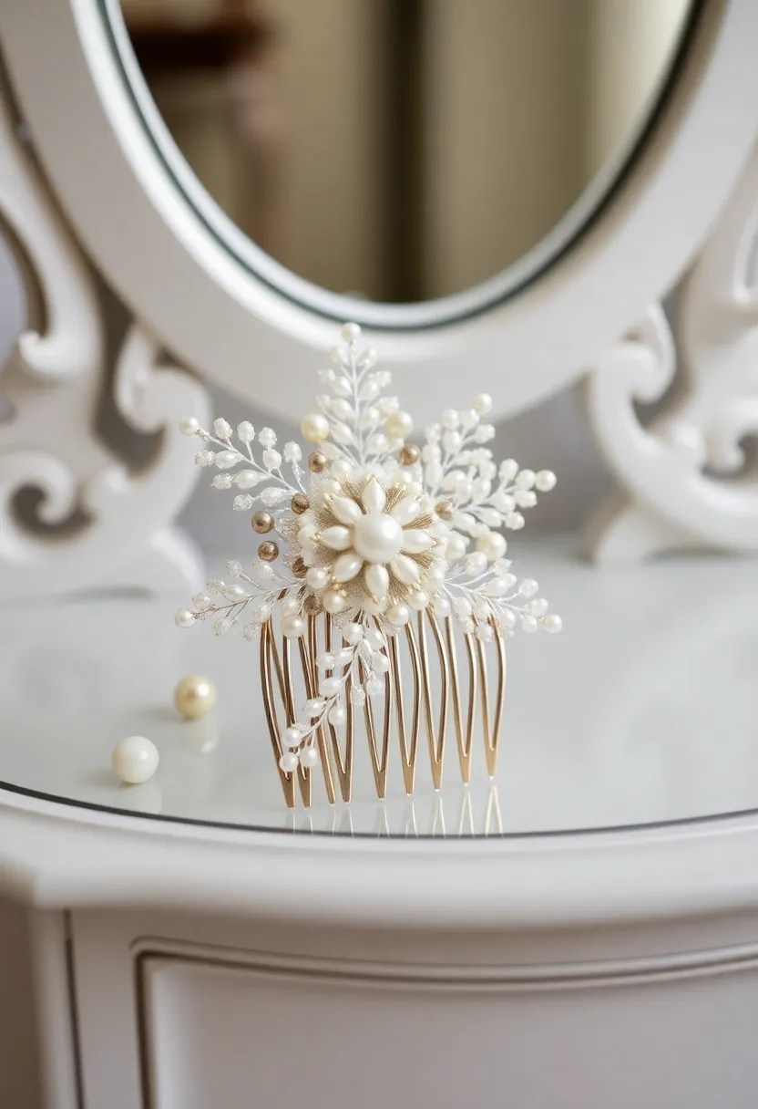 30+ Bead Craft Ideas That Turn Tiny Beads Into Stunning Art - 27. Beaded Hair Combs
