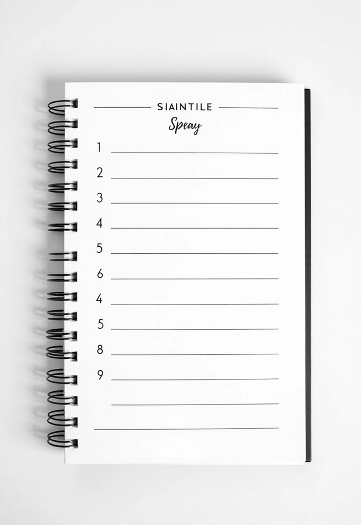 30+ Black and White Journal Ideas That Make Writing Stylish and Chic - 10. Personal Goals Planning