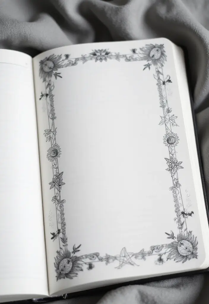 30+ Black and White Journal Ideas That Make Writing Stylish and Chic - 23. Personal Reflections