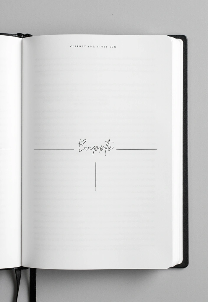 30+ Black and White Journal Ideas That Make Writing Stylish and Chic - 24. Stylish Section Dividers