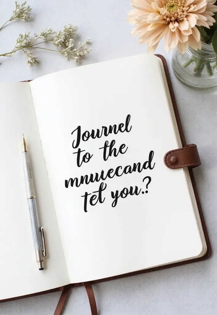 30+ Black and White Journal Ideas That Make Writing Stylish and Chic - 5. Inspirational Quote Pages