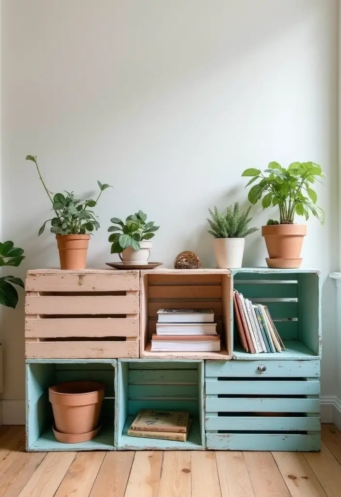30+ Box Decoration Ideas That Make Storage Stylish and Personalized - 1. Upcycled Wooden Crates