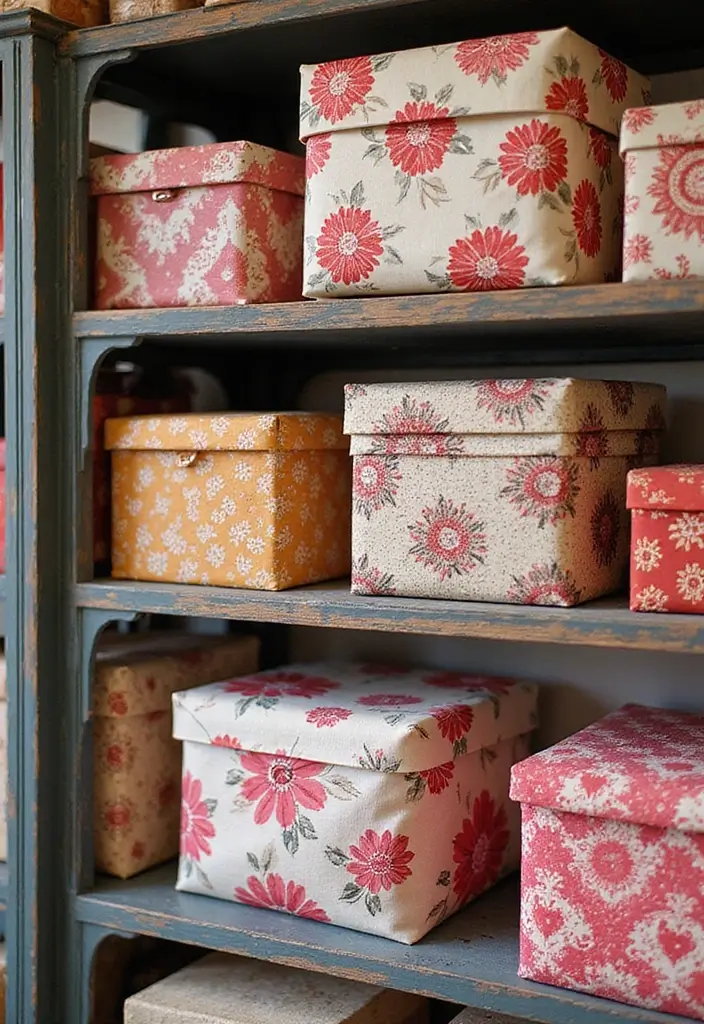 30+ Box Decoration Ideas That Make Storage Stylish and Personalized - 2. Fabric-Wrapped Boxes