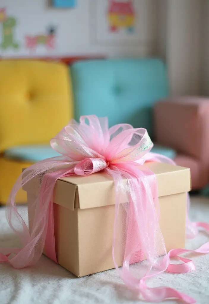 30+ Box Decoration Ideas That Make Storage Stylish and Personalized - 27. Box with Tulle and Ribbons