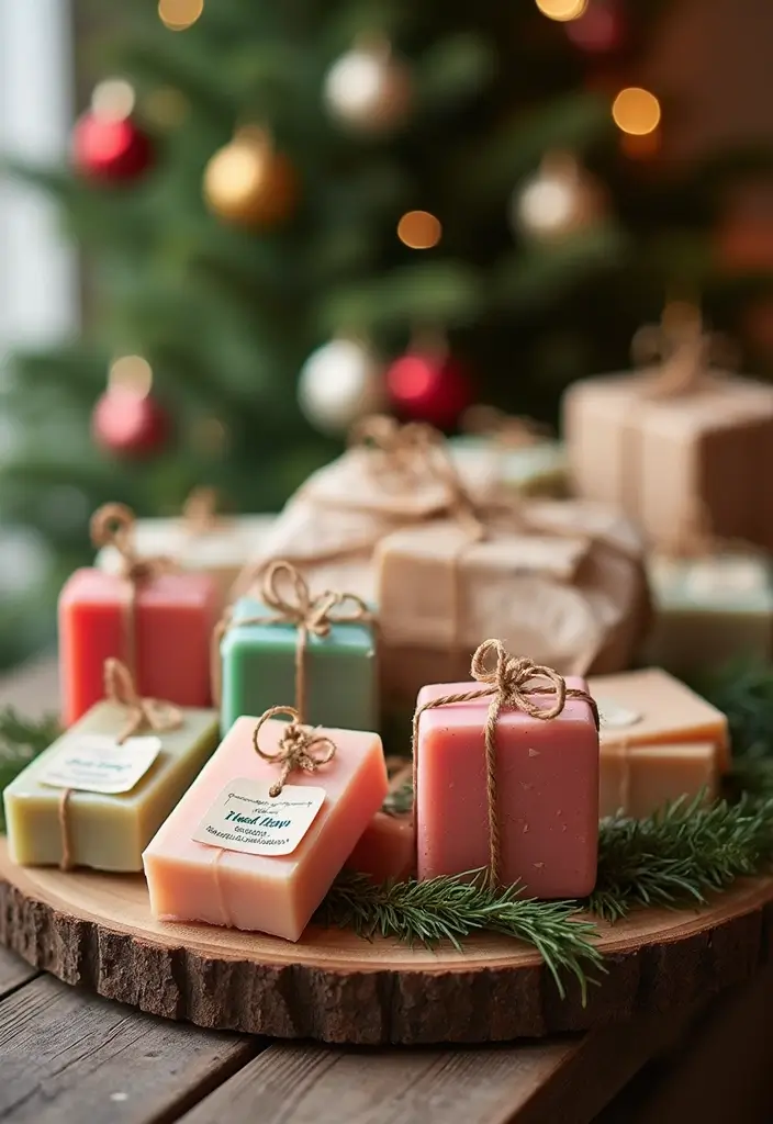 30+ Christmas Craft Ideas That Bring Holiday Cheer to Your Home - 25. Handmade Holiday Soap