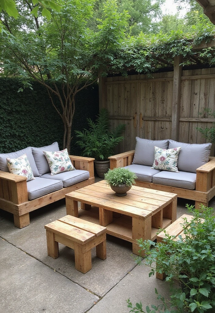 30+ Craft Ideas Summer That Keep Kids and Adults Entertained - 11. Upcycled Pallet Furniture