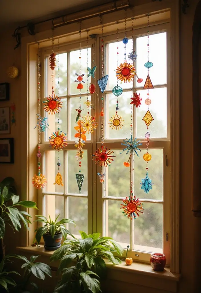 30+ Craft Ideas Summer That Keep Kids and Adults Entertained - 24. DIY Suncatchers