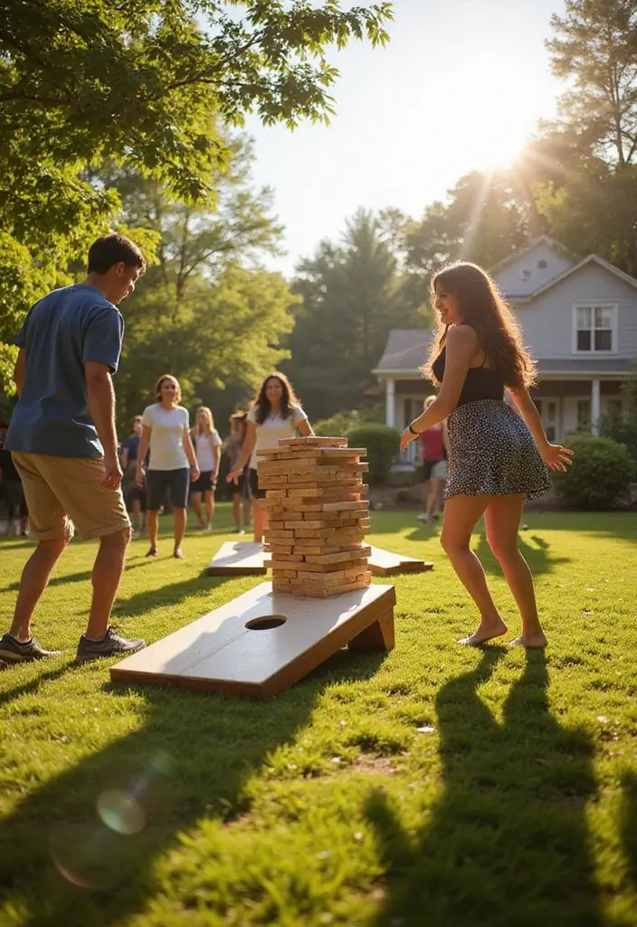 30+ Craft Ideas Summer That Keep Kids and Adults Entertained - 26. DIY Outdoor Games