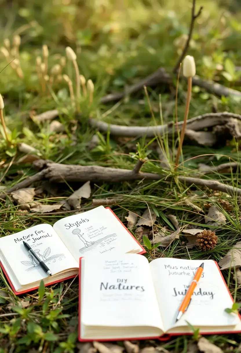 30+ Craft Ideas Summer That Keep Kids and Adults Entertained - 30. DIY Nature Journals