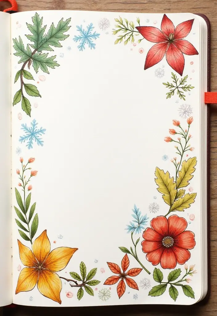 30+ Cute Journal Ideas That Are Fun, Creative, and Aesthetic - 18. Seasonal Themes
