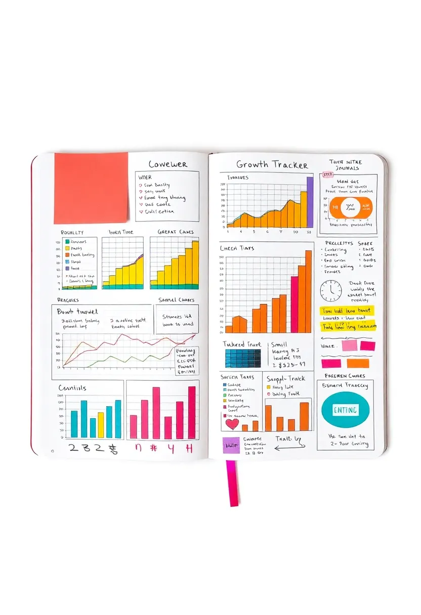 30+ Cute Journal Ideas That Are Fun, Creative, and Aesthetic - 23. Personal Growth Tracker