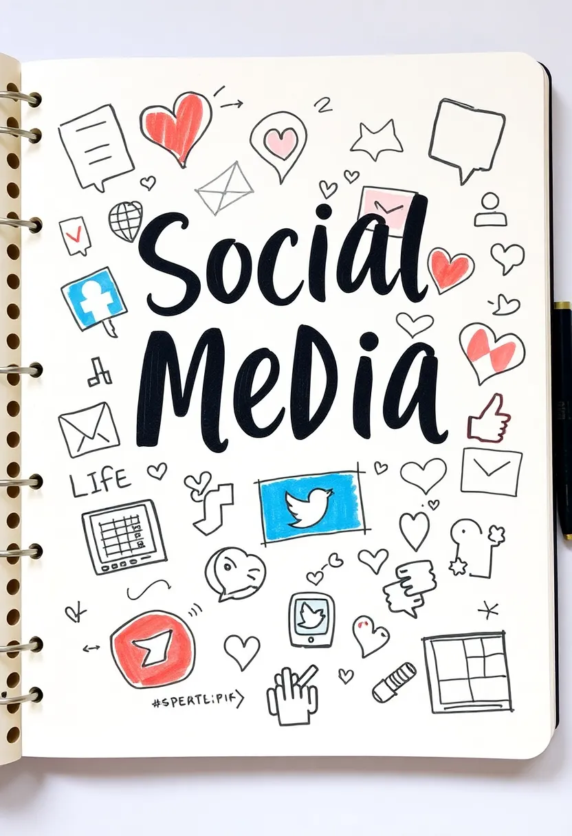 30+ Cute Journal Ideas That Are Fun, Creative, and Aesthetic - 25. Social Media Journal