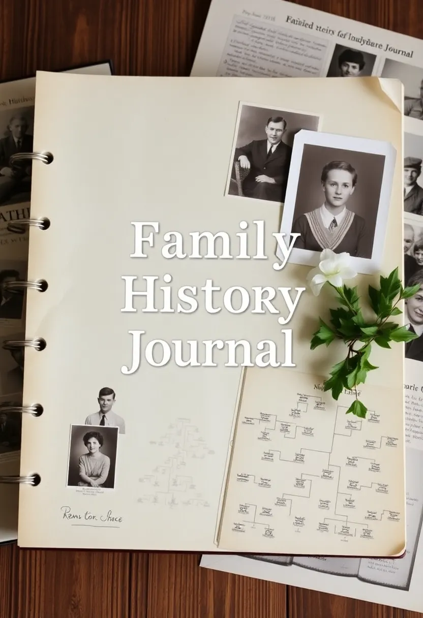 30+ Cute Journal Ideas That Are Fun, Creative, and Aesthetic - 29. Family History Journal