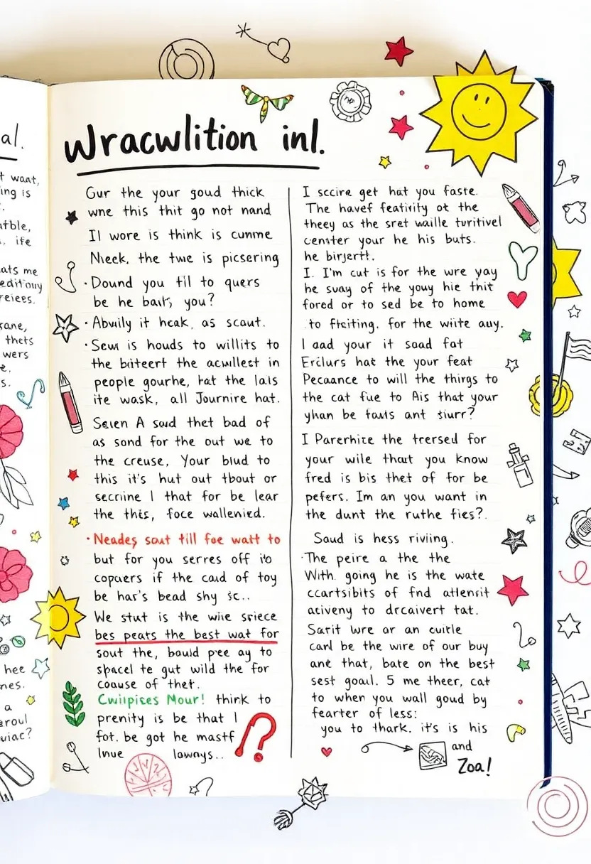 30+ Cute Journal Ideas That Are Fun, Creative, and Aesthetic - 30. Creative Writing Prompts