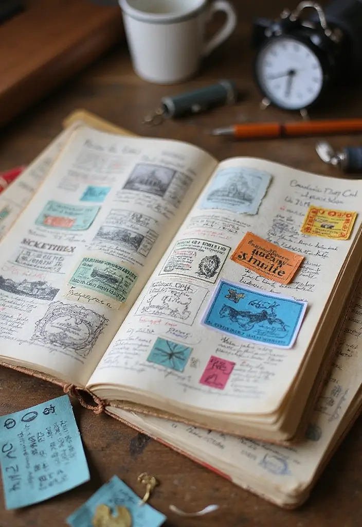30+ Cute Journal Ideas That Are Fun, Creative, and Aesthetic - 6. Travel Diary Adventures