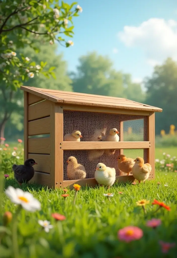 30+ DIY Brooder Box Ideas For Creative Pet Projects - 19. Outdoor Chicken Tractor Brooder