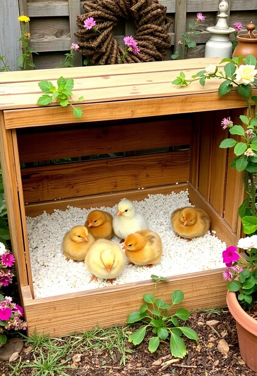 30+ DIY Brooder Box Ideas For Creative Pet Projects - 30. Vintage Wood Crate Brooder