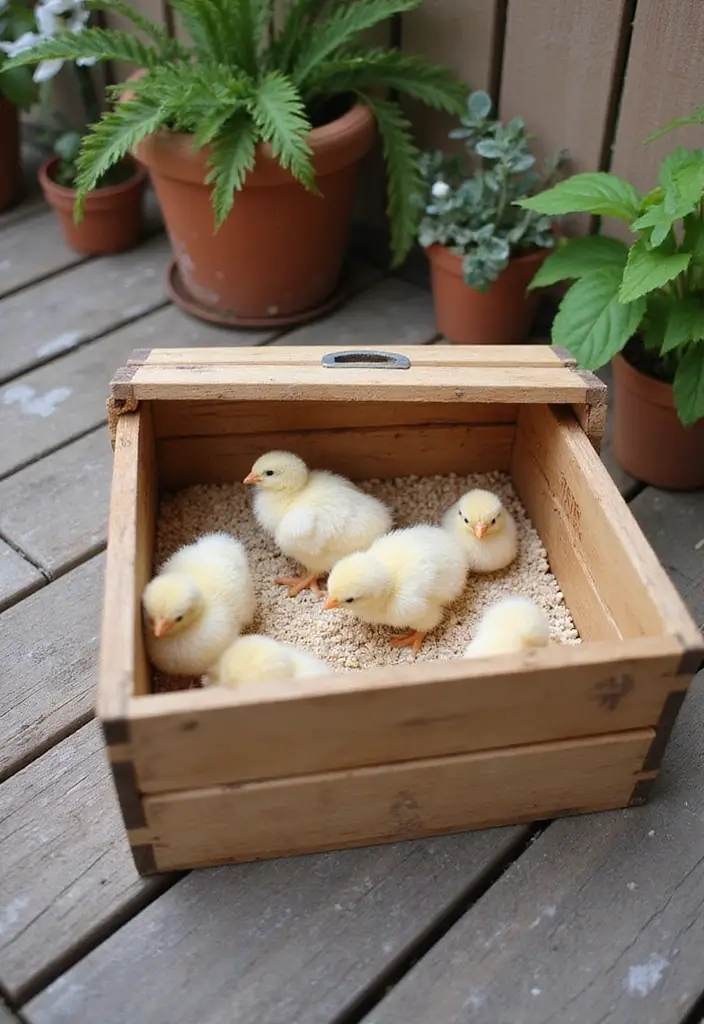 30+ DIY Brooder Box Ideas For Creative Pet Projects - 8. Wooden Crate Brooder
