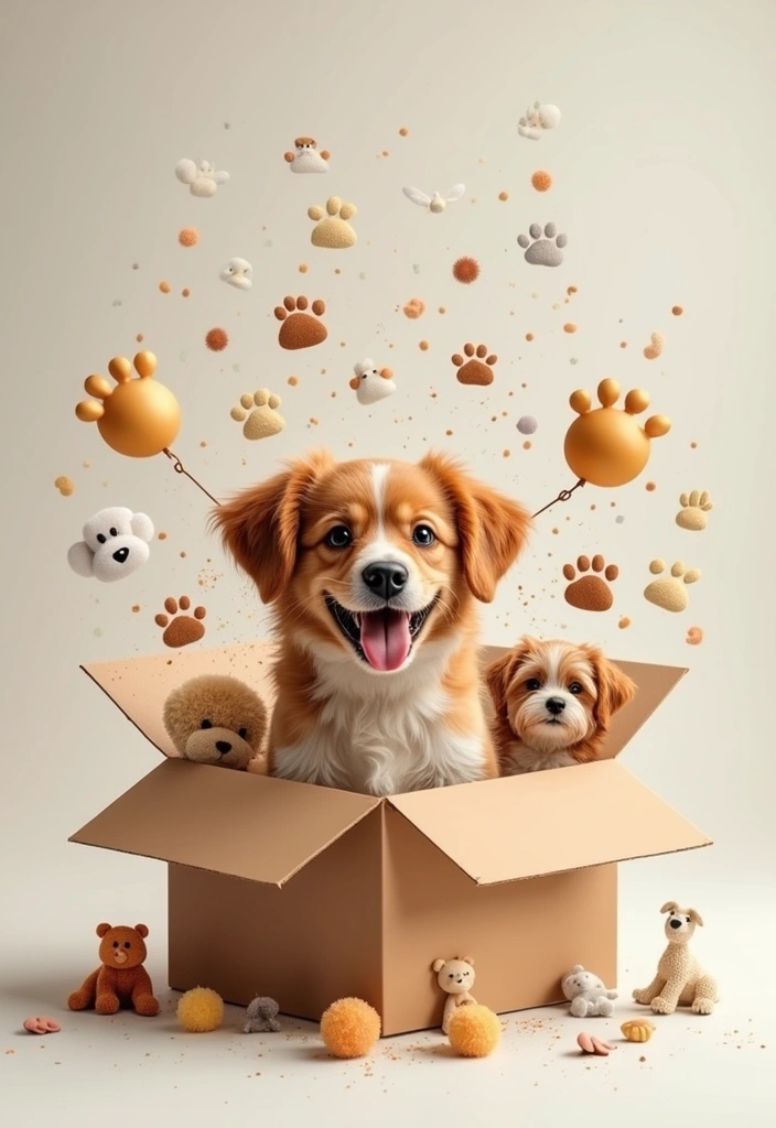 30+ DIY Explosion Box Ideas That Surprise and Delight Recipients - 12. Pet Themed Explosion Box