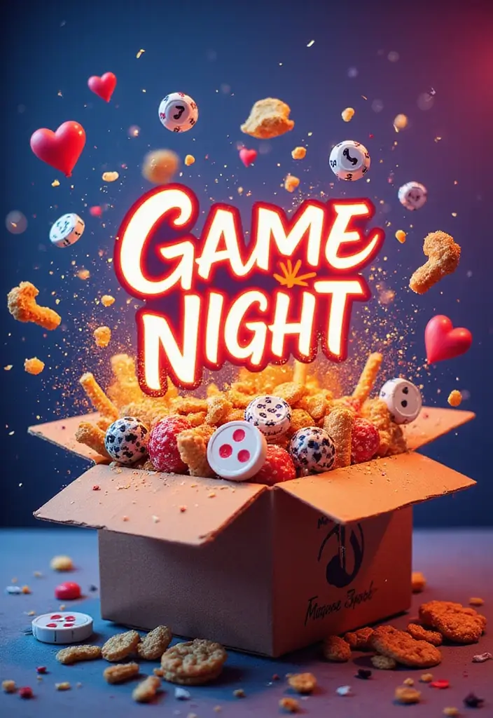 30+ DIY Explosion Box Ideas That Surprise and Delight Recipients - 17. Game Night Explosion Box