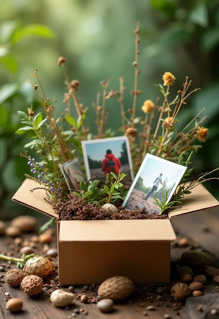 30+ DIY Explosion Box Ideas That Surprise and Delight Recipients - 20. Nature Lover’s Box