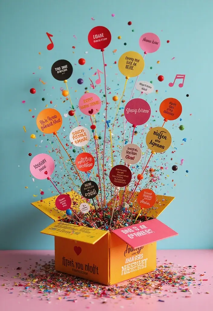 30+ DIY Explosion Box Ideas That Surprise and Delight Recipients - 24. Music Lovers Explosion Box
