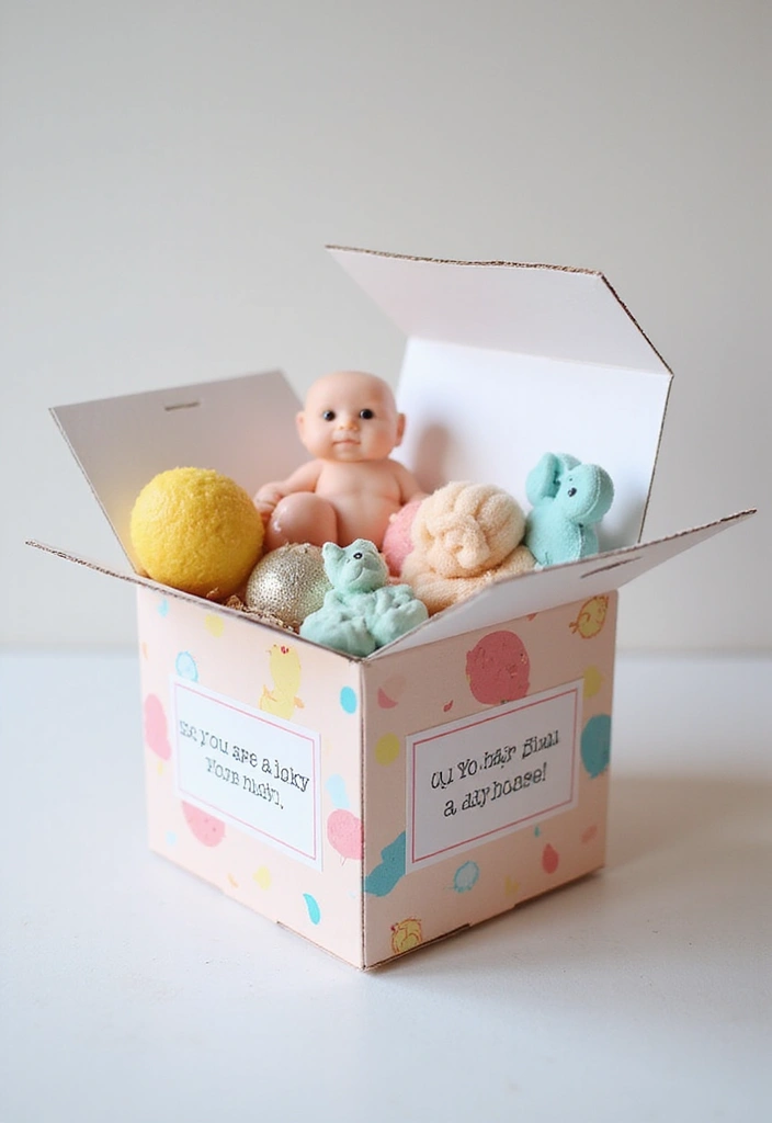 30+ DIY Explosion Box Ideas That Surprise and Delight Recipients - 6. Baby Shower Explosion Box