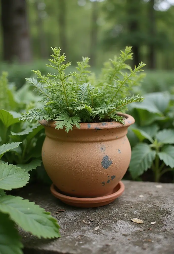 30+ DIY Flower Pot Painting Ideas That Make Gardens Bright and Fun - 25. Nature's Palette with Earthy Tones