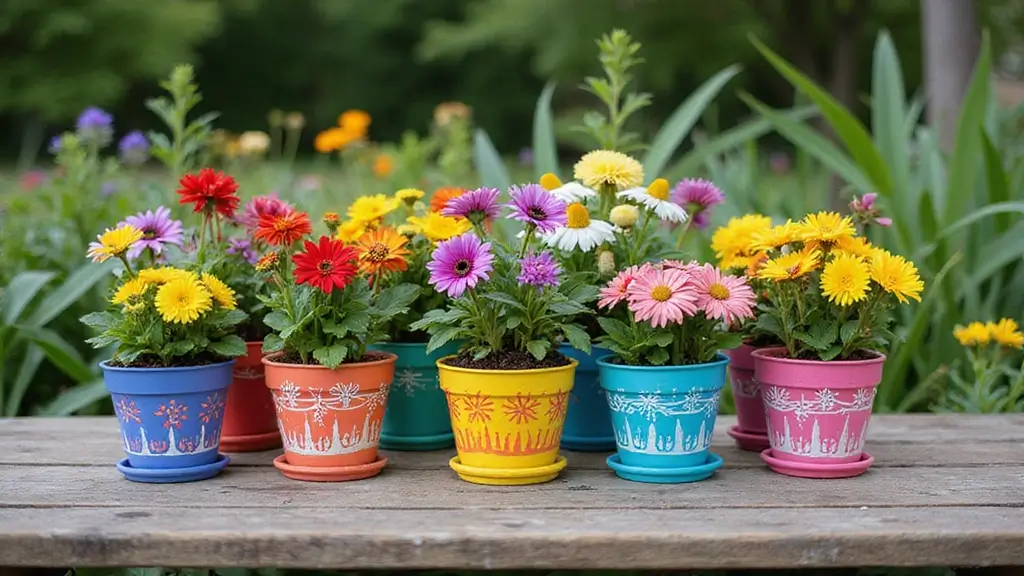 30+ DIY Flower Pot Painting Ideas That Make Gardens Bright and Fun