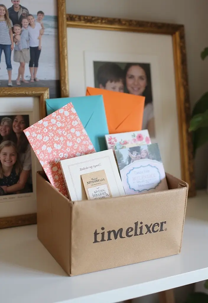 30+ DIY Memory Box Ideas That Keep Treasured Moments Safe - 12. Milestones Timeline Box