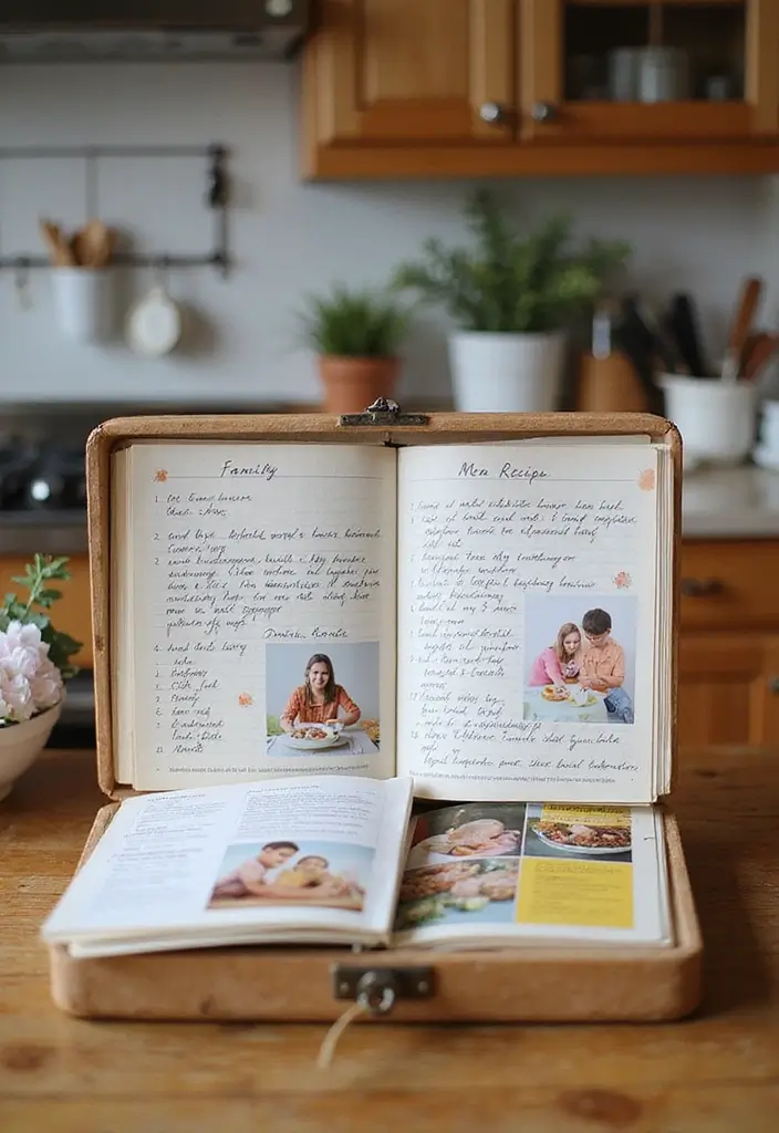 30+ DIY Memory Box Ideas That Keep Treasured Moments Safe - 14. Family Recipe Memory Box