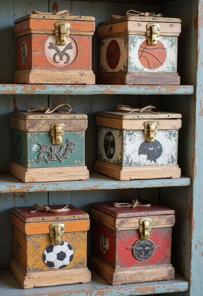 30+ DIY Memory Box Ideas That Keep Treasured Moments Safe - 17. Themed Keepsake Boxes