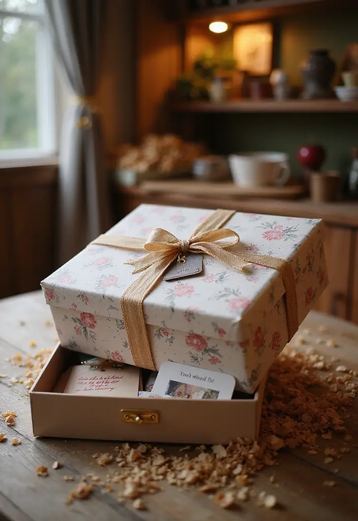 30+ DIY Memory Box Ideas That Keep Treasured Moments Safe - 25. DIY Keepsake Gift Boxes