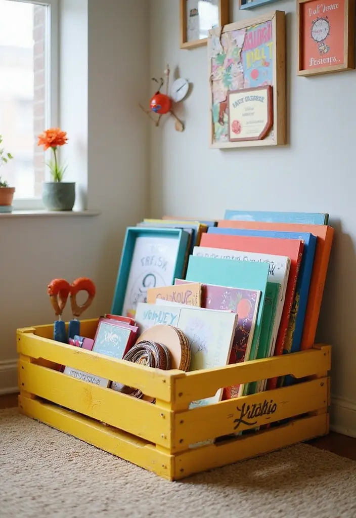 30+ DIY Memory Box Ideas That Keep Treasured Moments Safe - 4. Upcycled Wooden Crate